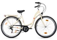 DaCapo Trekkingrad Damen 28'' Ravenna 6 Touren Bike 6 Gänge RH 48 Beige V-Brakes