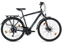 DaCapo Trekkingrad Herren 28'' Firenze 200 Aluminium 24 Gänge Mechanische Scheibenbremsen Schwarz