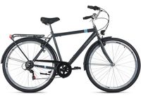 DaCapo Trekkingrad Herren 28'' Ravenna 6 Anthrazit 6 Gänge RH 53 cm Anthrazit V-Brakes