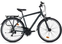 DaCapo Trekkingrad Herren 28'' Firenze 100 Touren Bike 21 Gänge Aluminium V-Brakes Anthrazit