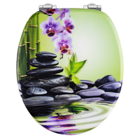 3D & Motion WC-Sitz Orchidee & Steine