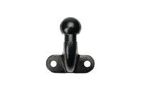 Anhängerkupplungskugel, Kugelkopf Ø50mm, rechtwinklig, schwarz