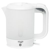 Adler AD 1381 Reise-Wasserkocher 0,5 L – Mit Tassen & Löffel