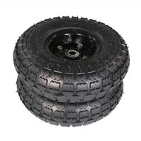 Luftreifen Bollerwagen 4.10/3.50-4, 16 mm Achse, 200 kg 2er-Set
