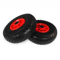 Sackkarrenrad 260x85 2er Set pannensicheres PU Rad 3.00-4 für Karren