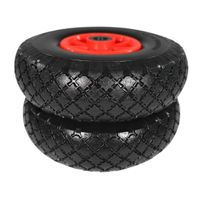 Sackkarrenrad 260x85 2er Set pannensicheres PU Rad 3.00-4 für Karren