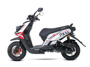 Motorroller PX55 Cross Concept 125ccm 85km/h, rot weiss, GT Union