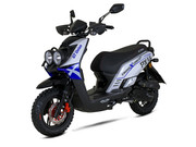 Motorroller PX55 Cross Concept 125ccm 85km/h, blau weiss, GT Union