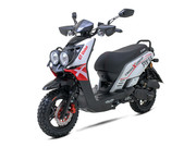 Motorroller PX55 Cross Concept 50ccm 25km/h, rot weiss, GT Union