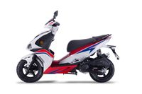 Motorroller Striker 85 kmh, weiss, GT Union