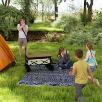 Outdoor Teppich robuster Wetterfest Outdoorteppich, Carpet Blau+Weiß