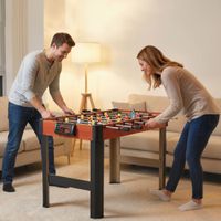Tischkicker Kickertisch inkl 22 Kicker 2 Bälle Rutschfest Griffe