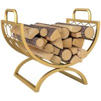 Kaminholzregal für innen 46 x 36 x 41cm Brennholzregal für Kamin Ofen