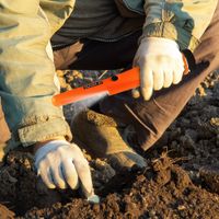 Metalldetektor für Erwachsene, Tragbar Ortungsgerät mit LED Indicator