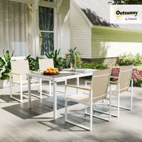 Sitzgruppe 5 tlg. Essgruppe für 4 Personen Abnehmbar Esstisch Balkon