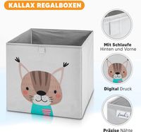 fenchi’s AUSTRIA Aufbewahrungsboxen 2er Set, 33x33x33 cm, Kallax-kompatibel, Faltboxen