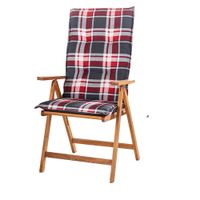 Wende-Polsterauflage-Hochlehner ca. 120 x 50 x 8 cm 