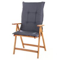 Wende-Polsterauflage-Hochlehner ca. 120 x 50 x 8 cm 