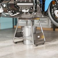 Motorrad Ständer, universal Motorrad Halterung bis 500 kg Grau