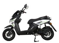 Motorroller Cross 2.0 50ccm, 25 kmh, weiss  gruen, GT Union