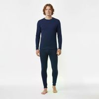 Trends4Cents Gaubert Herren Thermo-Unterwäsche Set , Größe XL – mit Merinowolle Navy