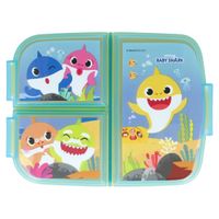 Baby Shark Kinder Brotdose – Lunchbox mit 3 Fächern