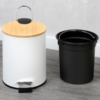 Kosmetikeimer Bambus, FSC, weiß 3l