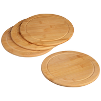 Fleischteller mit Saftrille, 4er Set,FSC