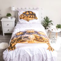 Turtle Kinderbettwäsche aus Baumwolle 2-teilig