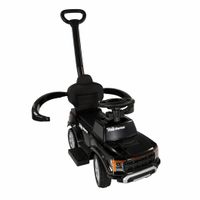 Rutschauto Ford F-150 schwarz mit Schiebestange, Bügel und Staufach