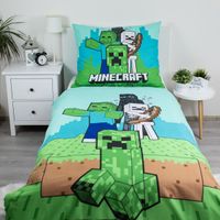 Minecraft Bettwäsche Set aus Baumwolle 140x200 + 70x90 cm