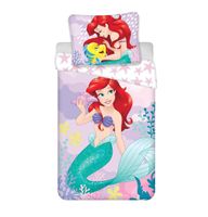 Disney Ariel Bettwäsche 140×200 + 70×90 cm – Weiche Baumwollbettwäsche
