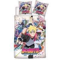 Boruto Bettwäsche Set 140x200 + 63x63 cm aus Polyester
