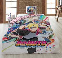 Boruto Bettwäsche Set 140x200 + 63x63 cm aus Polyester