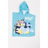 Bluey Kinder Poncho 55x110 cm aus Polyester