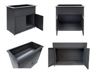 Plats® Hochbeet mit Unterschrank und Schneckenkante