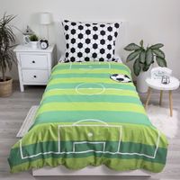 Football Baumwolle Bettwäsche Set 140x200 cm mit Kissenbezug 70x90 cm