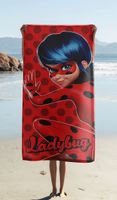 Miraculous Ladybug Strandtuch Baumwolle 70x140 cm