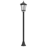 Solar Gartenlaterne 127 cm Gartenlampe mit Kaltweiß LED Licht, IP44