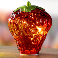 LED-Glas-Frucht - Erdbeere