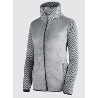 Fleece-Jacke mit Struktur Design
