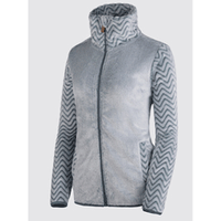 Fleece-Jacke mit Struktur Design