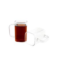 Almina 6-teiliges Gläser Set mit Henkel 280 ml Quadratisch