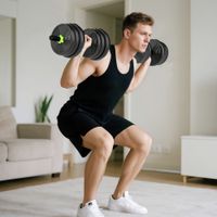 Hantelset verstellbar 25 KG Kurzhantel Set Kurzhanteln Langhanteln Hanteln Set