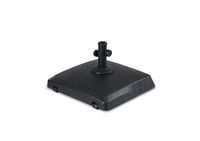 LECO Kunststoff-Schirmständer mit Rollen, 55 x 55 cm, anthrazit-schwarz