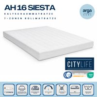 AH16 SIESTA Kaltschaummatratze, 16 cm höhe, 7 Zonen, H3