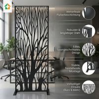 Dekorative Metallwand Metallsichtschutzwand