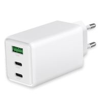 Fontastic Netzteil GAN 65W, 2 x Typ-C + USB-A Weiss