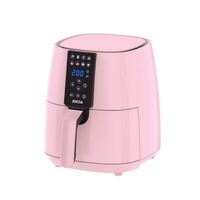 Jocca Heißluftfritteuse 3,8L in ROSA mit 1450W Airfryer LED Touch 8 Programme