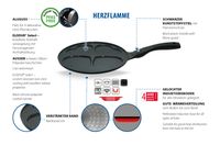 ELO Pfannenset 2tlg - Mini-Herzpfanne + Herz-Blinipfanne